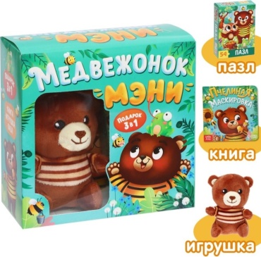 Книжка-игрушка Буква-ленд Медвежонок Мэни