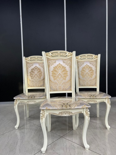 Стул Муса, 100x50x43 см, бежевый, золотой