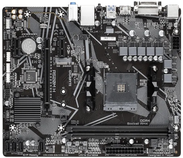 Материнская плата GIGABYTE A520M H