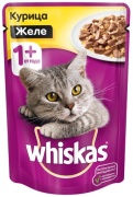Whiskas кусочки в желе курица 75 г 1 шт