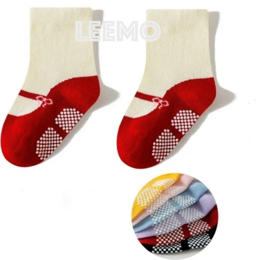 Носки BABY Socks Носки_антискользящая_подошва_1 белый, красный 13, 14, 12