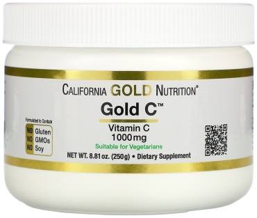California Gold Nutrition Gold C порошок 250