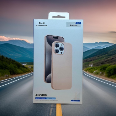 Чехол KeepHone для Apple iPhone 16 Pro бежевый