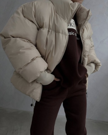 Зимняя куртка Black Fashion бежевый