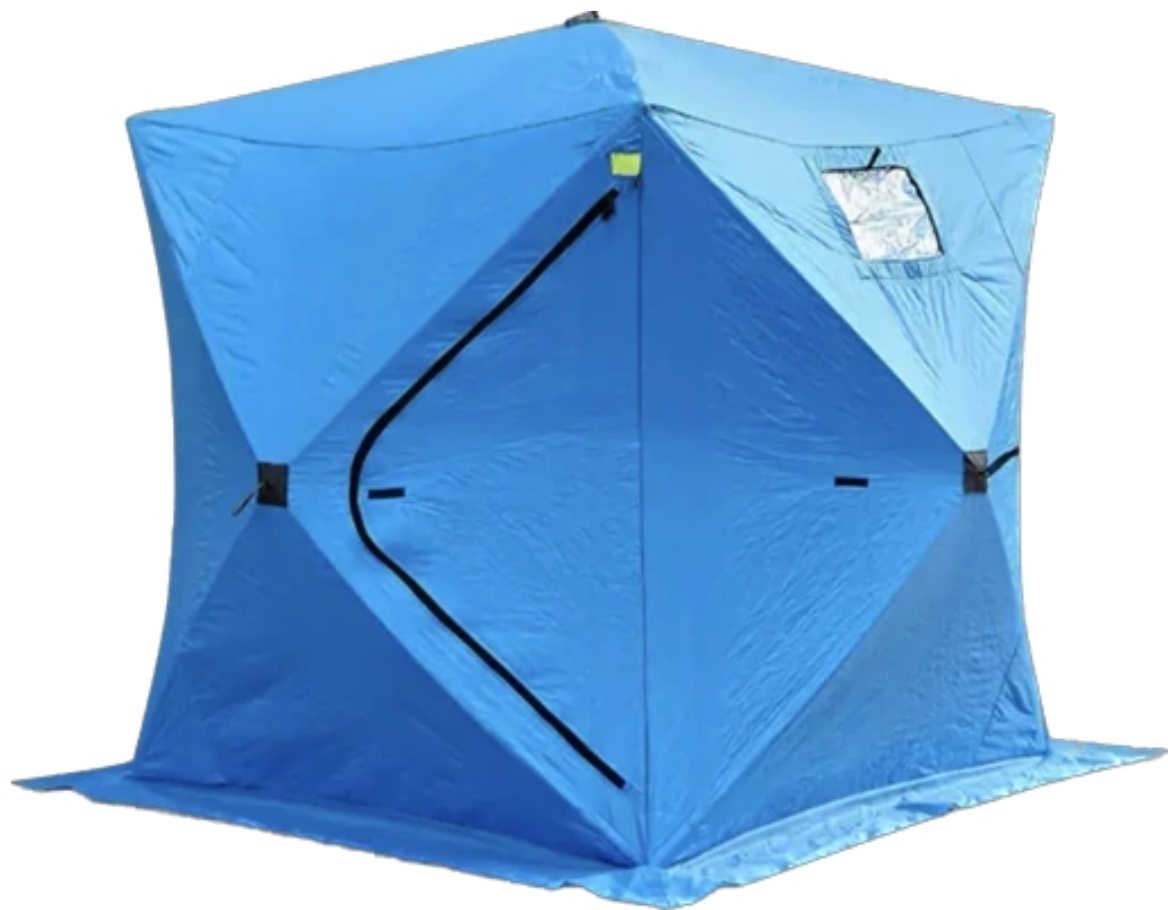 Купить Палатка Camping куб зимний синий в Алматы – Магазин на Kaspi.kz