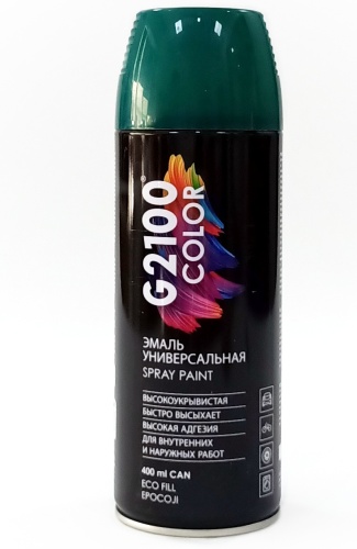 G2100 эмаль Color 6016 бирюзово-зеленый 400 мл