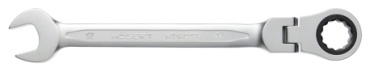HOGERT ключ комбинированный трещоточный шарнирный 13 мм HT1R053, 1 шт