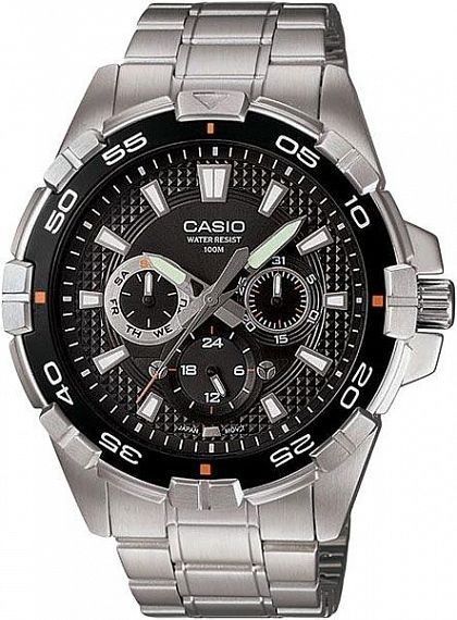 Кварцевые CASIO MTD-1069D-1AVDF сталь