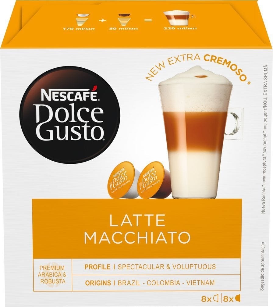 Капсулы кофе NESCAFE Dolce Gusto Latte Machiato 16 шт