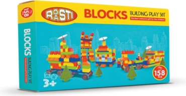 Конструктор Rosti Rasti Blocks 00001, деталей 158 шт