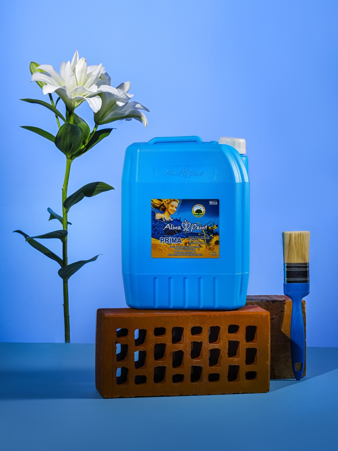Грунтовка Alina Paint Prima 5 л, бесцветный