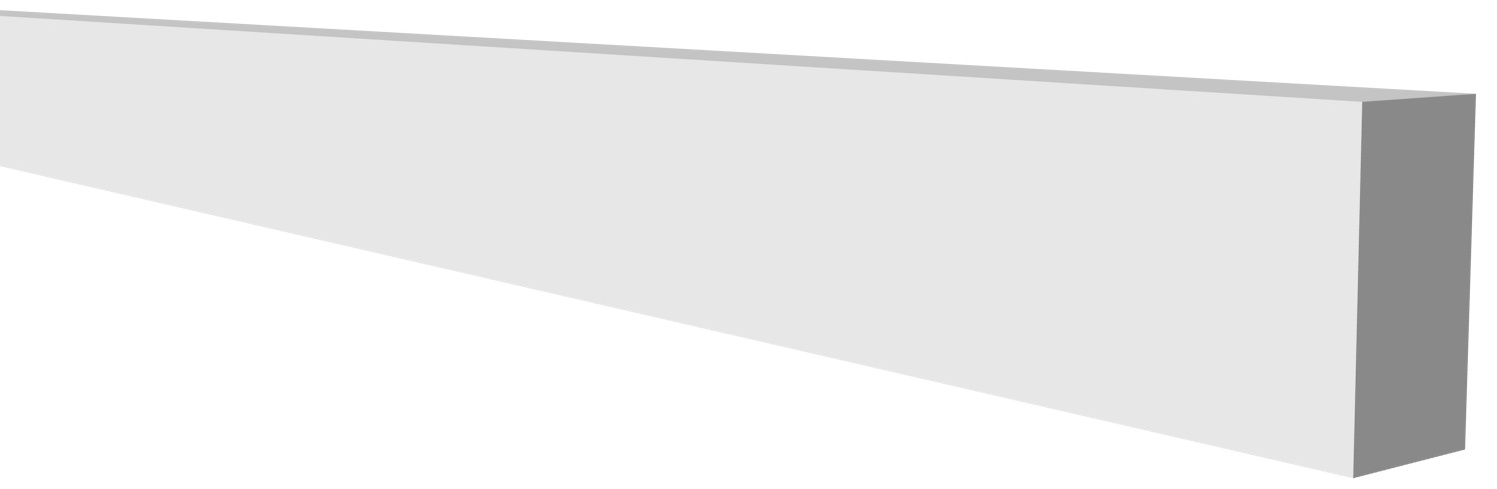 DECOR-DIZAYN молдинг DD610, 200х2х1 см, дюрополимер
