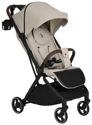 Коляска прогулочная Pituso Matrix A19/Cappuccino New, светло-серый