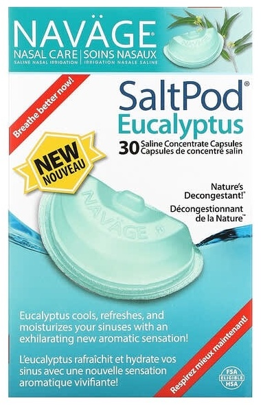 Купить NAVAGE Nasal Care, солевой раствор для промывания носа, SaltPod ...