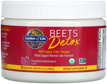 Beets Detox с яблочным уксусом клюквой и гранатом порошок 105 мл