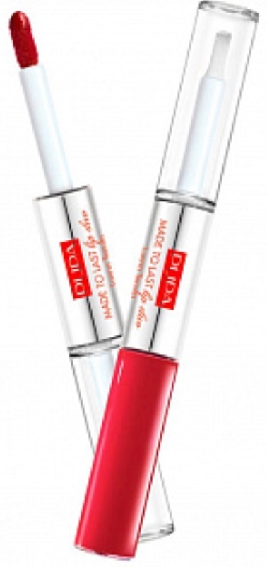 PUPA Made To Last Lip Duo жидкая помада 01 Красный коралл
