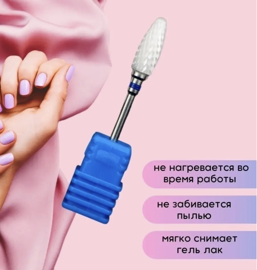 Насадка Российский Институт красоты и здоровья 050 фреза кукуруза насечка синяя 1 шт
