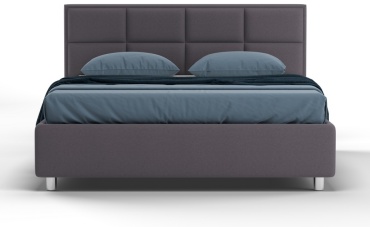 Кровать Mebel Story Cube 2022-11, 180x200 см, подъёмный механизм, серый
