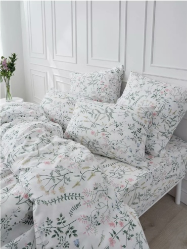 Комплект Guten Morgen Ease 2-спальный хлопок, бязь, 2 наволочки: 70x70 см