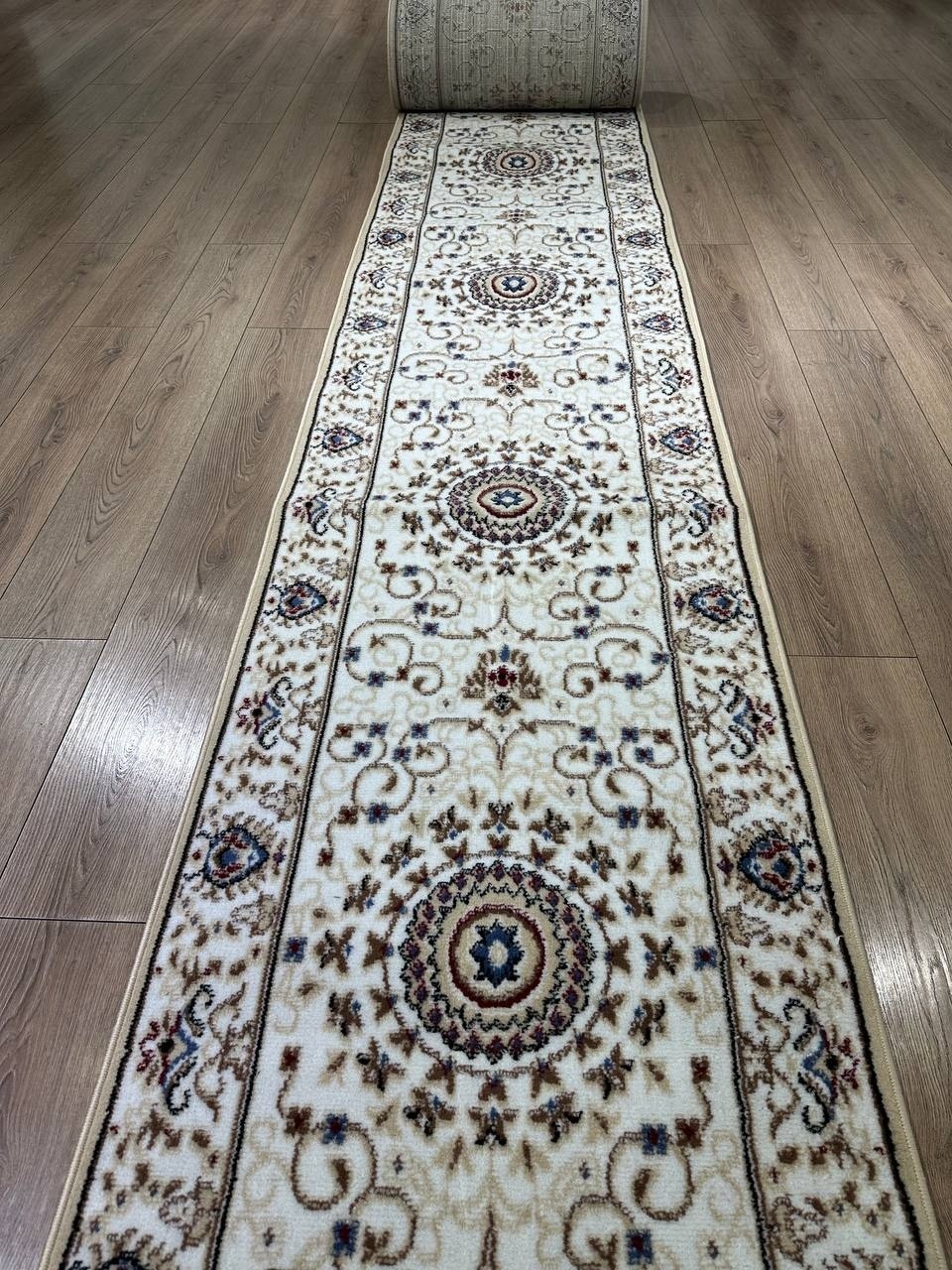 Ковровая дорожка Bal Tekstil короткий ворс, хлопок, полипропилен, джут, 80 см x 2 м