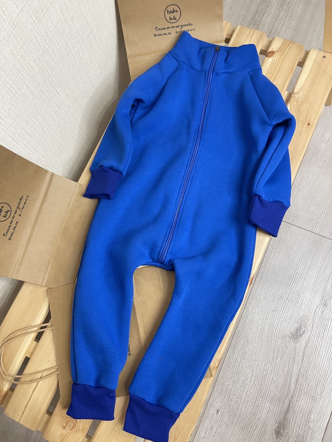 Комбинезон с брюками kids синий