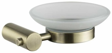 Haiba мыльница HB8402-4 1 шт, стекло, нержавеющая сталь, металл
