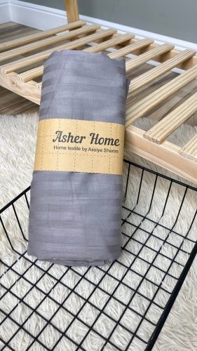 Простыня Asher Home Lines 240x240, страйп-сатин