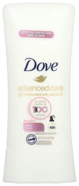 Dove Advanced Care Невидимый дезодорант-антиперспирант для женщин 74 г