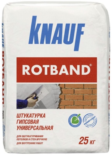 Knauf Rotband 25 кг, гипсовая