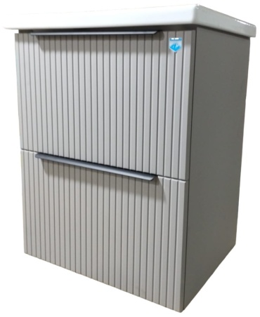 Тумба с раковиной ORBITA-4 STGeVertRuch7002BFSer, 70x80x45 см, серый