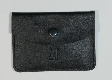 Картхолдер ZAF Leather натуральная кожа черный