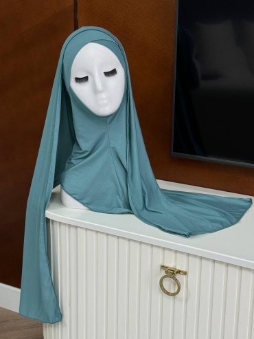 Хиджаб Muslima style размер универсальный, синий