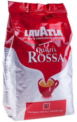 Кофе Lavazza Qualita Rossa зерновой в пакете 1000 г