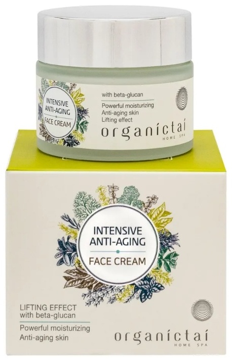 Купить OrganicTai крем Антивозрастной с Бета-глюканом для лица 50 мл в ...