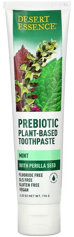 DESERT ESSENCE зубная паста Prebiotic, Plant-Based Toothpaste Mint 176 г