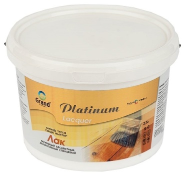 Grand Victory Platinum Lacquer акриловая основа бесцветный, 2.7 л