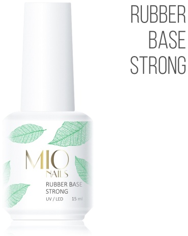 Mio Nails базовое покрытие Rubber Base Strong глянцевое 15 мл