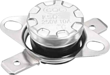 Термостат KSD301-115C серебристый