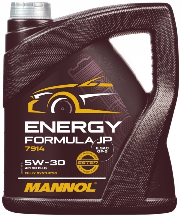 Синтетическое Mannol Energy Formula JP 5W-30 4 л