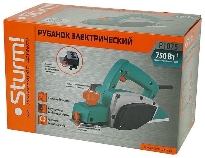 Купить Электрорубанок Sturm P1075 в кредит в Алматы – Kaspi Магазин