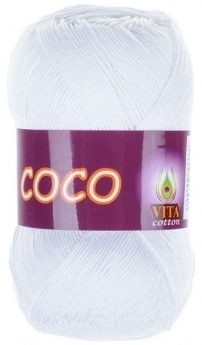 Моток Vita Cotton Coco 3851-белый 240 м 50 г