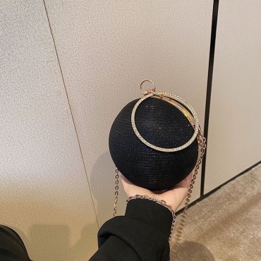 Клатч Mahonty_style металл, пластик черный