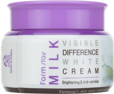 Farmstay крем Milk Visible Difference White Cream для лица 100 мл