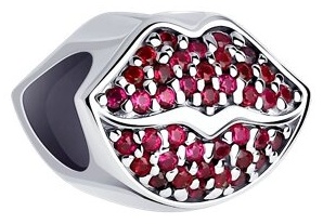 Подвеска Diamant 94-130-01269-1_s вес 3.27 г серебро, корунд