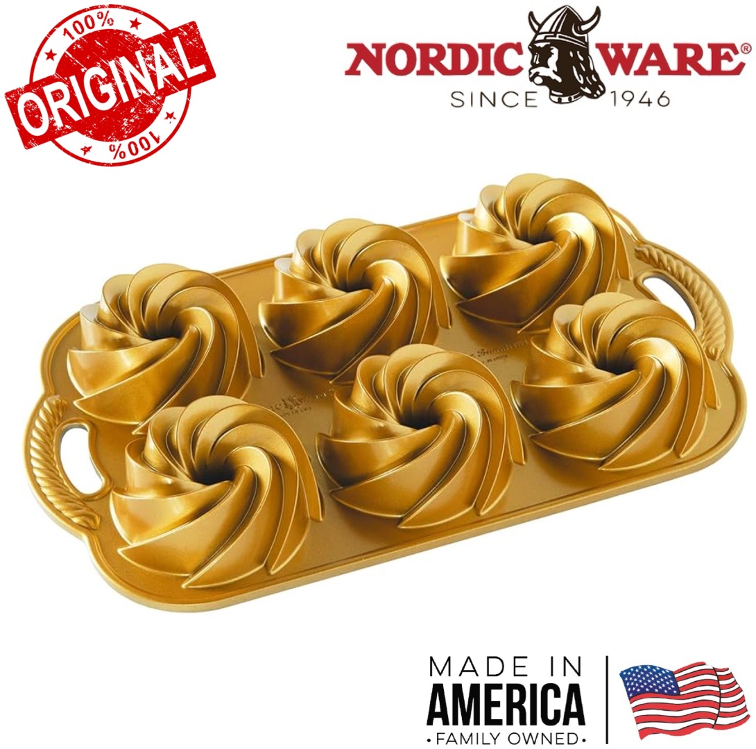 NORDIC WARE USA форма Heritage Bundtlette, алюминий