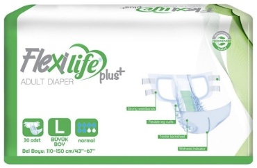 FLEXI LIFE 800019 подгузники для взрослых L 30 шт