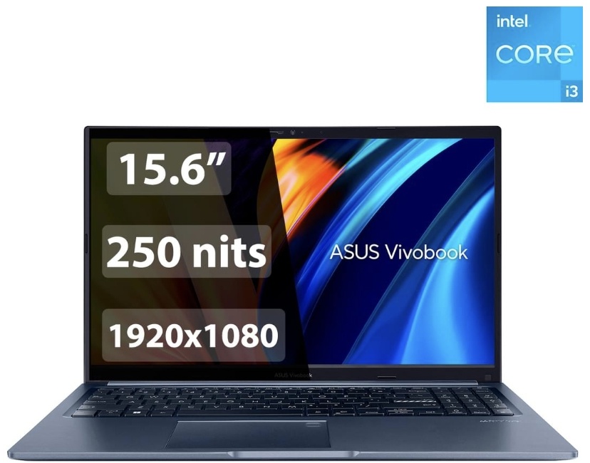 Ноутбук ASUS Vivobook 15 15.6" / 8 Гб / SSD 512 Гб / Win 11 Home / X1504ZA-BQ946W