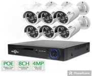 Hiseeu комплект видеонаблюдения CH8POE6TB1, 5MP, расширение 2560x1920