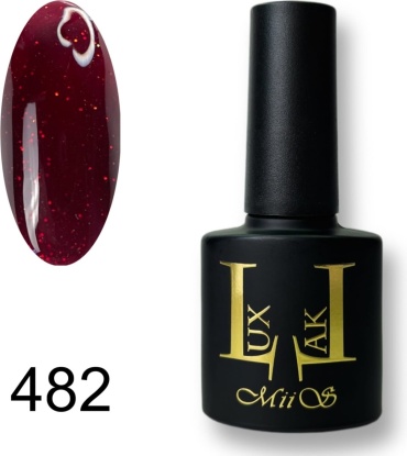 MiiS гель-лак LuxLak 482 LuxLak 482 глянцевое 7.3 мл