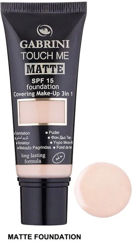 Gabrini Touch me Matte SPF15 тональный крем 01 35 мл